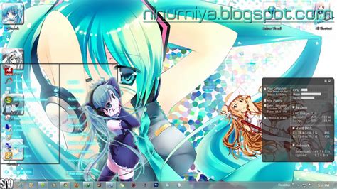 Tema Anime Windows [theme Anime Win 7] Hatsune Miku - Miku Hatsune ...