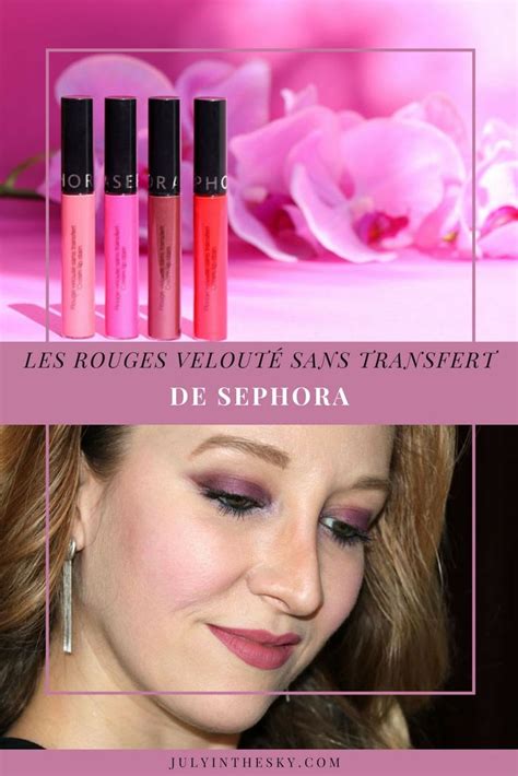 Le Rouge Velouté Sans Transfert de Sephora - July In The Sky | Sephora makeup, Sephora, Beauty blog
