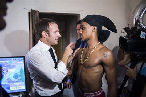 Macron criticized for photo with teen making obscene gesture | AM 880 ...