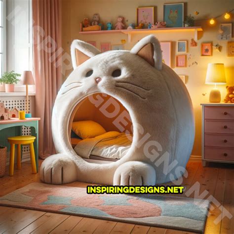 These Giant Cat-Shaped Beds Are The Purr-fect Addition to Any Child’s Room! – Inspiring Designs