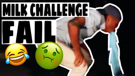 MILK CHALLENGE FAIL - Recent Records - YouTube