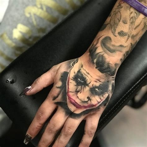 Discover 78+ suicide squad joker hand tattoo latest - in.cdgdbentre