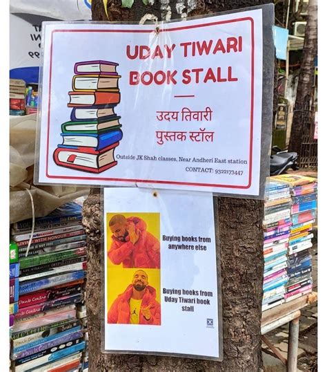 Book stall owners using memes : r/india