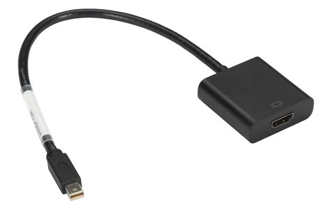 Mini DisplayPort to HDMI Adapter Dongle - Male/Female, 8-in. | Black Box