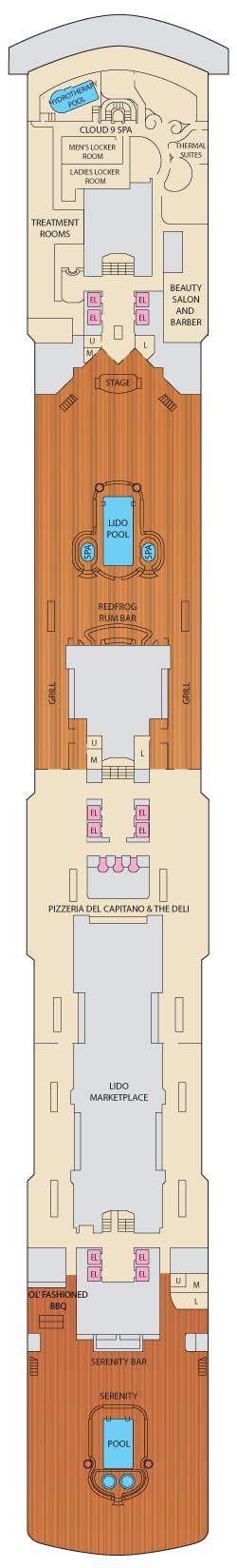 Carnival Luminosa deck plans - Cruiseline.com