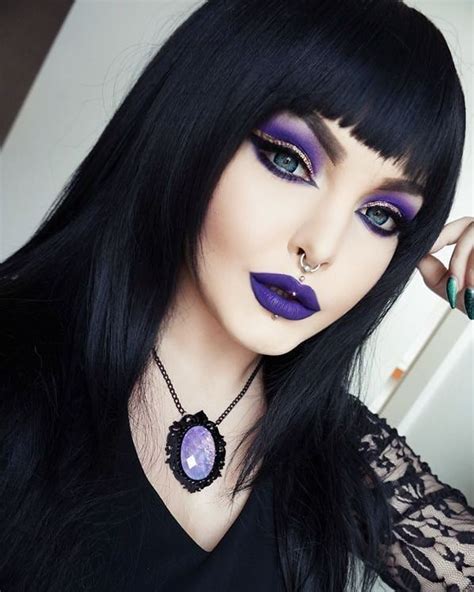 purple witch makeup - Google Search in 2020 | Trendy makeup, Eye makeup, Trendy eyeshadow