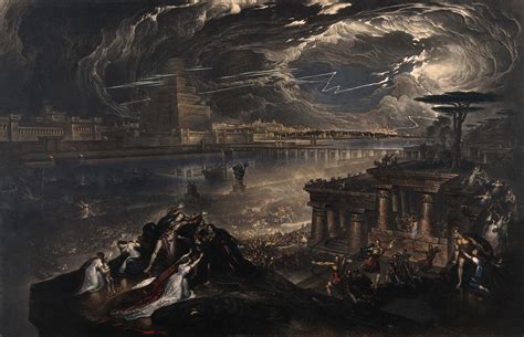 John Martin, The Fall of Babylon | Landscape paintings, Classic art ...