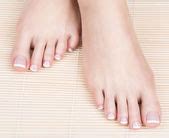 French pedicure on a female feet — Stock Photo © valuavitaly #1549913
