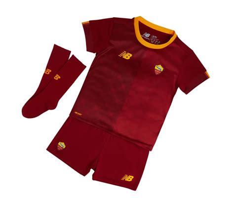 AS Roma 22/23 Home Kids Kit - JerseyMotion