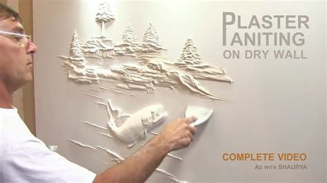 Mater of Plaster Painting on Drywall Art | Plaster wall art, Drywall art, Plaster art