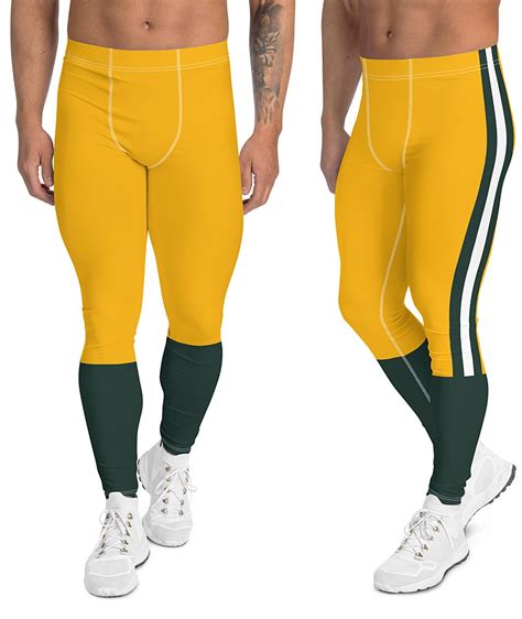 Men's Sports Green Bay Packers Leggings - Sporty Chimp legging, workout ...