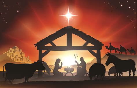 Nativity Stable Background