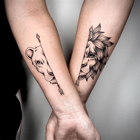 20+ Cute And Unique Love Couple Tattoos To Show Your Love | Couple tattoos, Matching couple ...