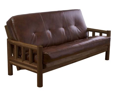 Java Levi Walnut Hardwood Futon | Oregon Mattress | Futon, Futon frames, Mattress