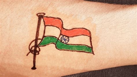 Learn 86+ about indian flag tattoo unmissable - Billwildforcongress