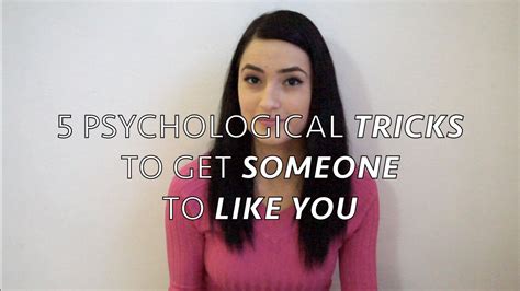 5 Psychological Tricks To Get Someone To Like You | Psych2Go Ft. Daria ...