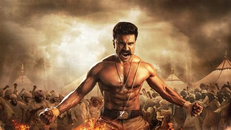 Ram Charan's New Poster from 'RRR' All Muscle and Action - IndiaWest ...