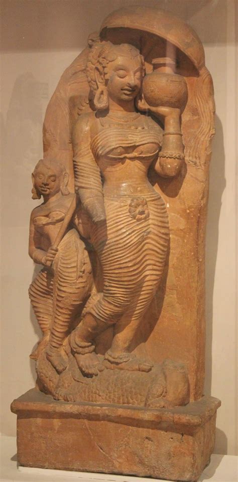 TGoddess Ganga | Indian art, National museum, Ancient indian architecture