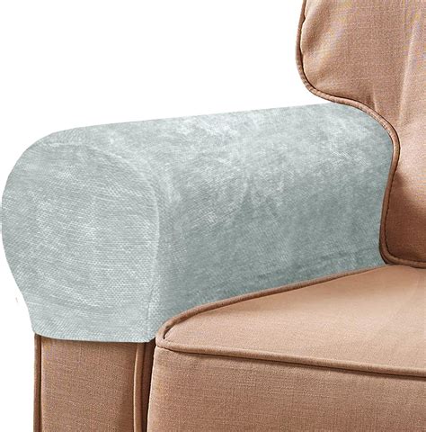 Amazon.com: NILUOH Couch Arm Covers Stretch Armrest Covers for Chairs ...