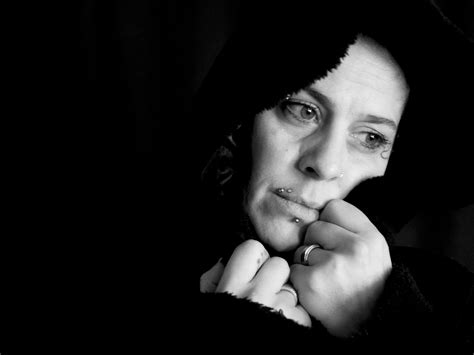 Free Images : black and white, woman, alone, human, darkness, thoughtful, sad, face, eye, head ...