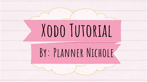 Xodo Tutorial 1 - YouTube