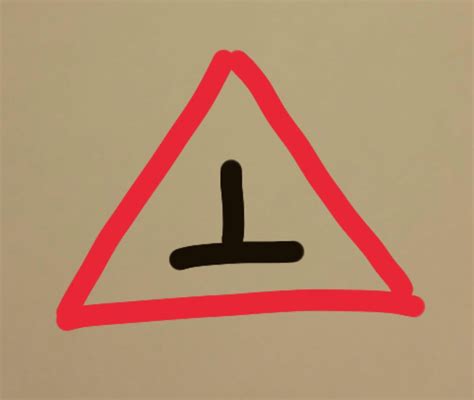 [Answered] What is this sign with red triangle and black bottom up "T ...