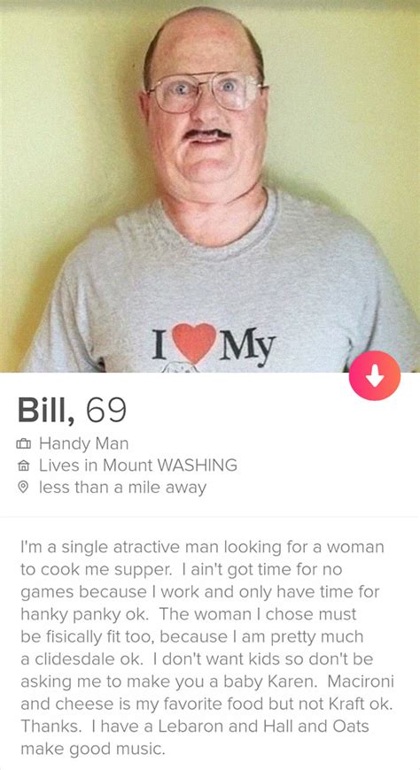 Someone Matched With 'Bill The Handyman' On Tinder And Shared The Hilarious Conversation They ...