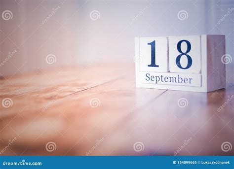 18 September - 18th of September - Happy Birthday - National Day - Anniversary Stock Image ...