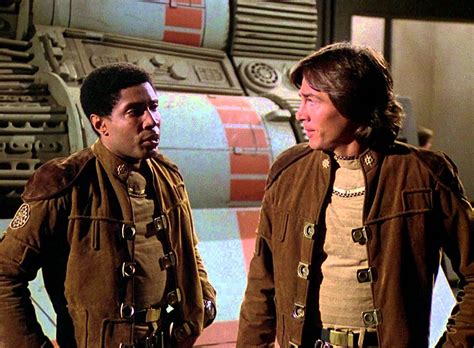 Boomer (Herbert Jefferson Jr.) & Capt. Apollo (Richard Hatch) - Battlestar Galactica (1978-79 ...