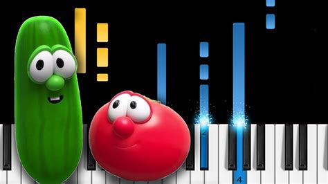 VeggieTales - Theme Song - Piano Tutorial / Piano Cover - YouTube