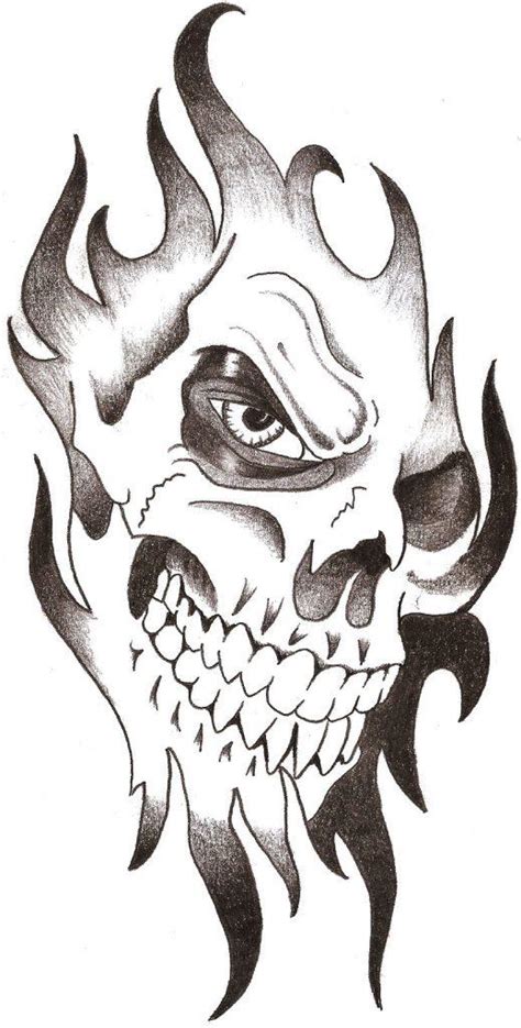 How to Draw a Skull? 30+ Skull Tattoo Drawings - HARUNMUDAK