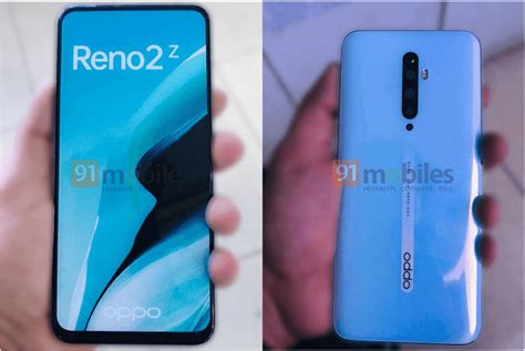 OPPO Reno 2Z leaked images revealed a quad-camera set-up and a notch-free screen