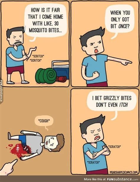 Mosquito bites - FunSubstance | Funny mosquito, Funny webcomics, Funny memes