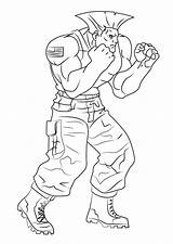 Ken From Street Fighter Coloring Page  Free Printable Pages sketch template
