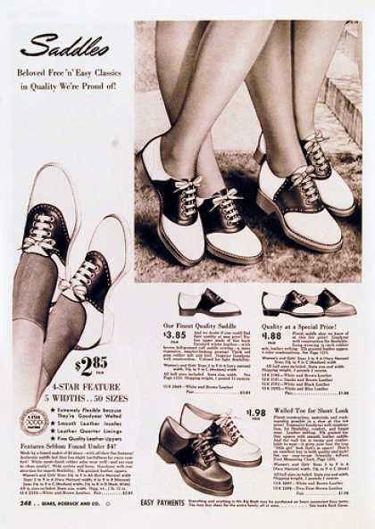 Saddle Shoes History: 1920s to 1960s