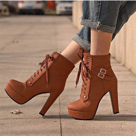 Fashion Platform High Heels Stiefel für Frauen | High heel stiefel, Stiefel, Schuhe damen