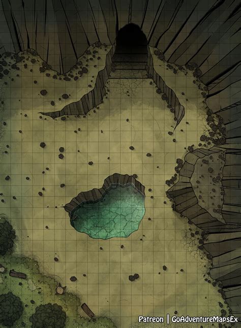 Roll 20 Cave Map Generic dungeon maps