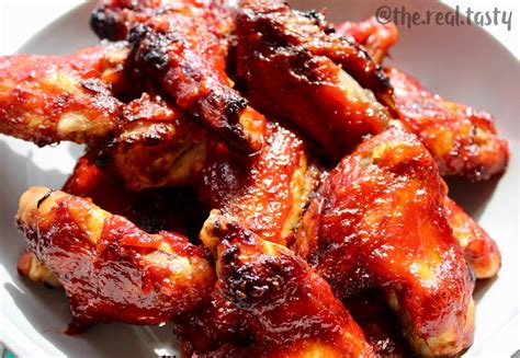 Sticky Sweet BBQ Chicken Wings – The Real Tasty