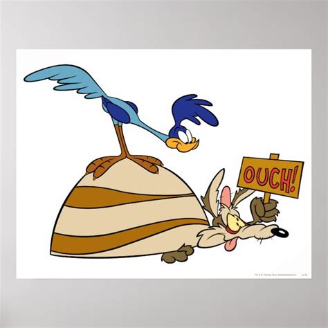 Wile E Coyote and ROAD RUNNER™ Acme Products 5 Poster | Zazzle.com