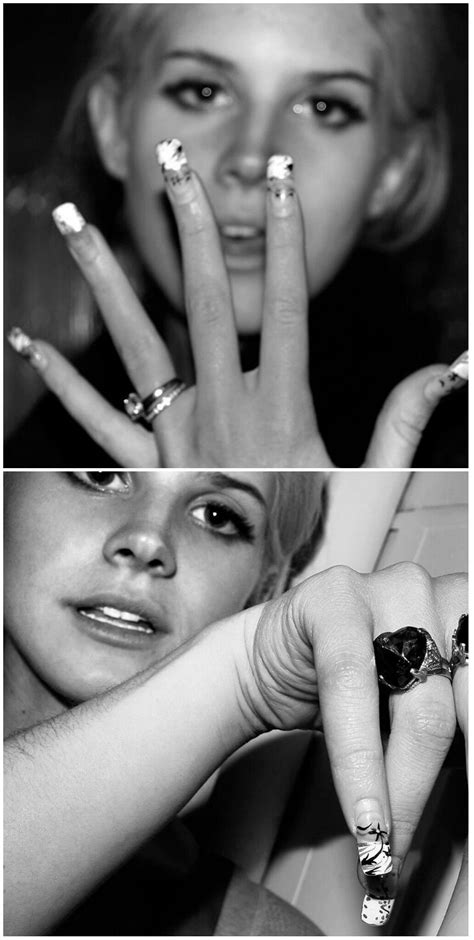 "Do you like my fake nails, daddy?" Unseen photo of Lana Del Rey during ...