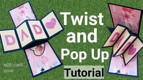 How to make twist and pop up card | Handmade birthday card tutorial | Friendship Day Pop-up Card ...