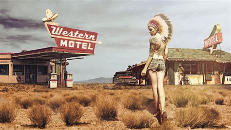 Western Motel on Behance