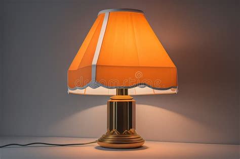 A Modern Lamp on a Solid Color Background. Ai Generative Stock Photo ...