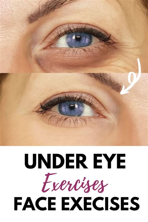 Under Eye Exercises | Face exercises, Eye exercises, Face yoga facial ...