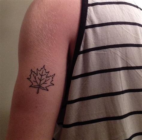 Canadian Leaf Tattoo