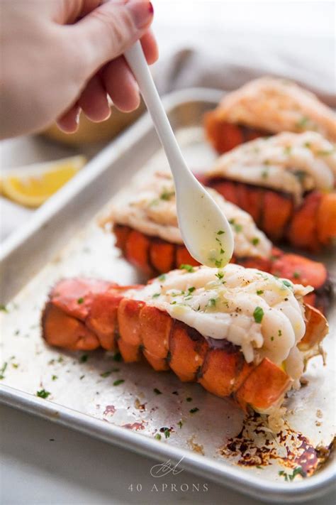 This is the best recipe for broiled lobster tails! The lobster tails are butterflied to be super ...