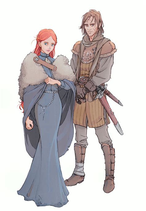 Sansa and Theon by nami64 on DeviantArt