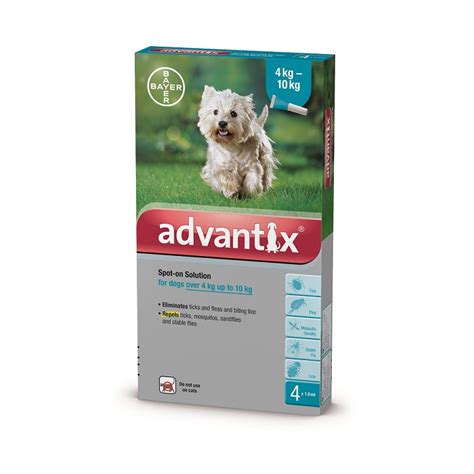 Advantix - For Dogs below 4kilo (4pipettes) - PetPro.ae