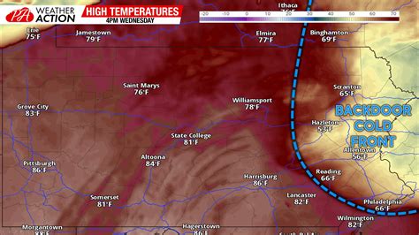 Severe Weather Possible in Pennsylvania Wednesday Into Thursday as Spring Heat Challenges Record ...