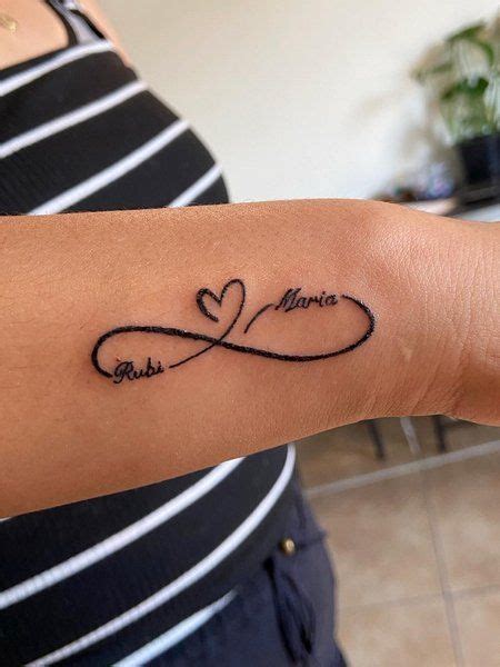 Infinity Tattoo Family, Small Infinity Tattoos, Heart With Infinity ...